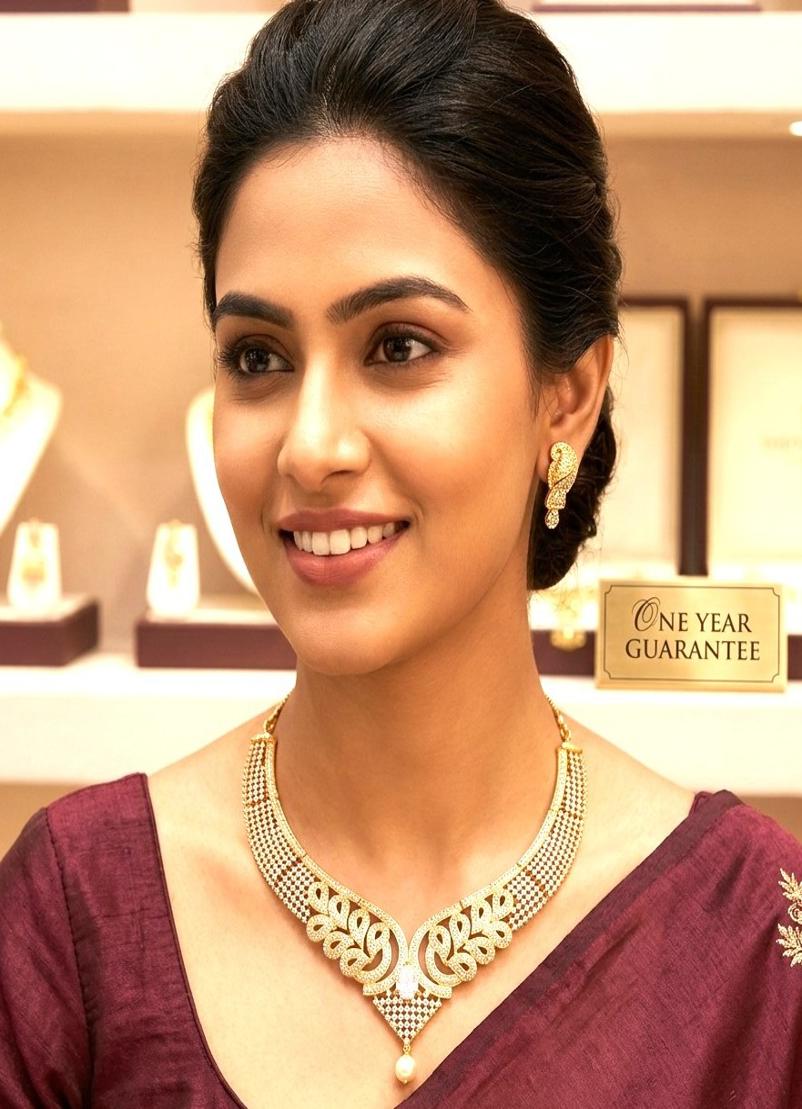 Premium Designer Necklace with 1 Year Guarantee