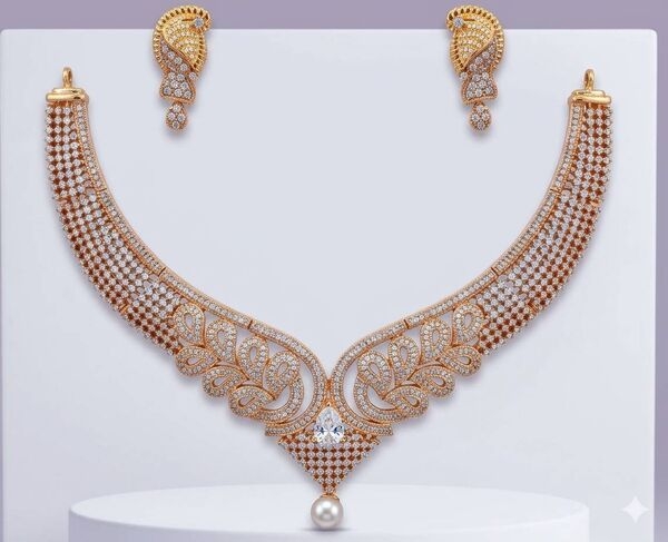 Premium Designer Necklace with 1 Year Guarantee view 1